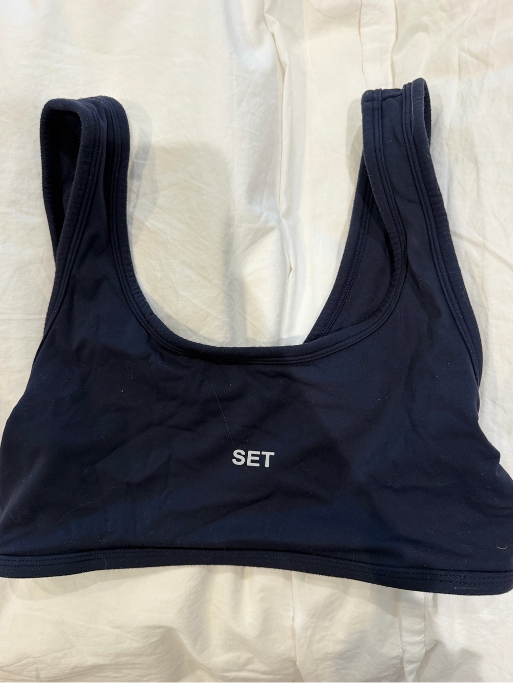 Women's SET ACTIVE Navy Crop Bralette